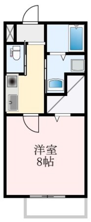 クオリア東茱萸木の物件間取画像